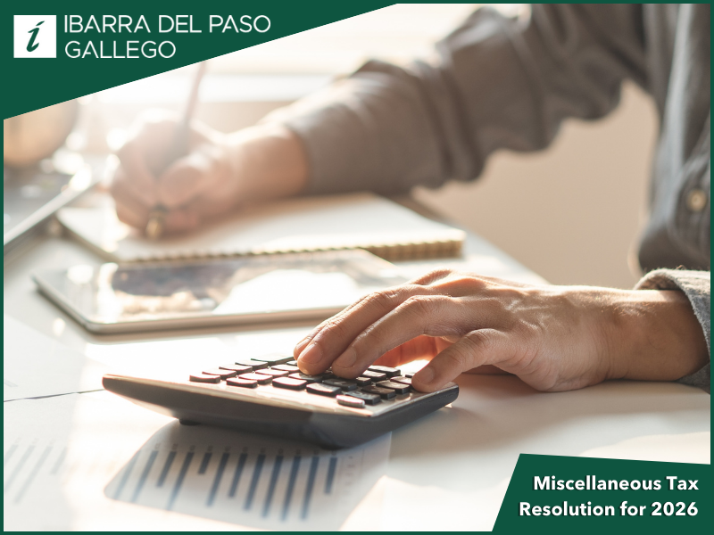 Miscellaneous Tax Resolution for 2026